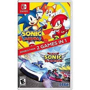 Sonic Mania + Team Sonic Racing Double Pack (Nintendo Switch) $20