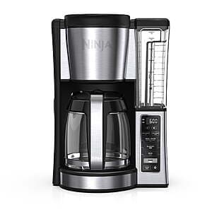 12-Cup Ninja Programmable Coffee Maker w/ Glass Carafe (Black/Stainless Steel) $59 + Free Shipping