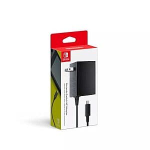Official Nintendo Switch AC Power Adapter $24.45