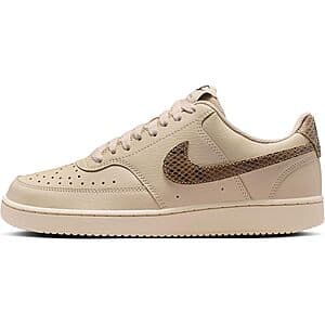 Nike Women's Court Vision Low Shoes (Sanddrift or Fauna Brown) $42.50 + Free S&H