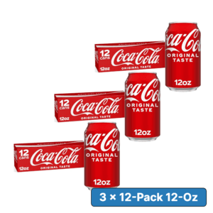 12-Pack 12-Oz Coca-Cola Soda Soft Drink 3 for $12.70 w/ Subscribe & Save