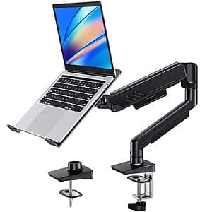 HUANUO 2-in-1 Function Laptop Mount w/ Tray (Fits 13-34" Monitors) $30 + Free Shipping