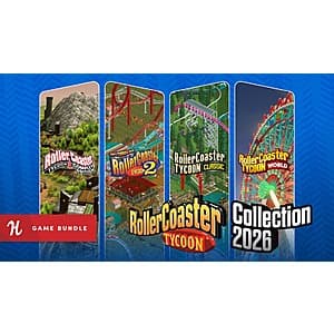 5-Item RollerCoaster Tycoon Bundle (PC Digital Download) $10