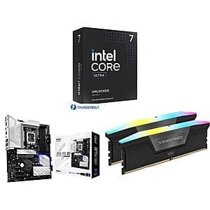 Intel 7 265KF + CORSAIR 32GB + ASRock Z890 Pro RS + Liquid Cooler + 2 Free Games $600 + Free Shipping