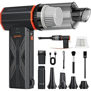 JUFINX F32MAX Electric Air Duster & Vacuum Cleaner Kit $24