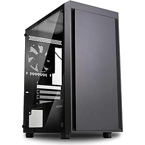 Zalman T3 Compact Mini Tower Micro ATX PC Case w/ 2 Fans & Tempered Glass Panel $39 + Free Shipping
