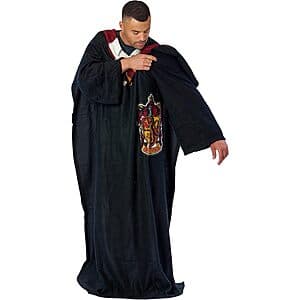 Northwest Harry Potter Gryffindor Rules Throw Blanket w/ Sleeves (48"x71") $14.95
