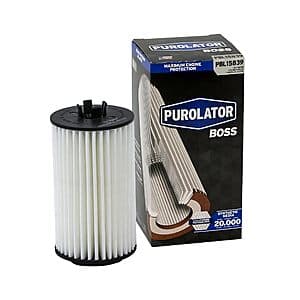 Purolator BOSS Maximum Engine Protection Cartridge Oil Filter for Select Cars $5