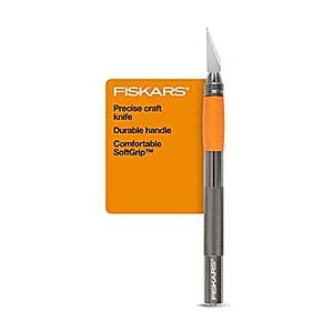 Fiskars SoftGrip Detail 8" Exacto Craft Knife $3.50