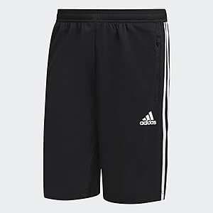 adidas Men's Designed To Move 3-Stripes Primeblue Shorts (Black) $8.80 + Free Shipping