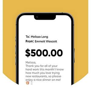 InKind Dining App - Get up to 35% bonus for adding funds to the app, or up to 40% for giving gifts