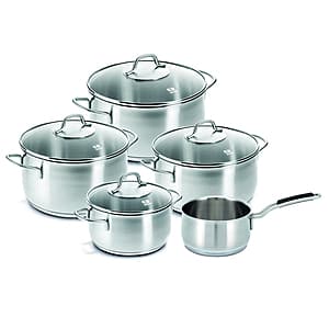 9-Piece Beka Royal 5 Stainless Steel Cookware Set $60 + Free Shipping