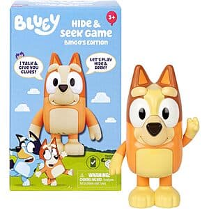 Bluey Hide and Seek Game Electronic Interactive Articulated Bingo Figure $8