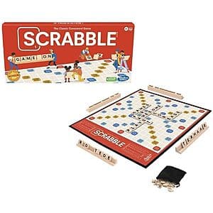 Hasbro Gaming Scrabble: The Classic Crossword Board Game $8.50