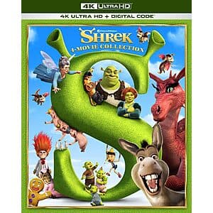 Shrek 4-Movie Collection (4K Ultra HD + Digital) $32