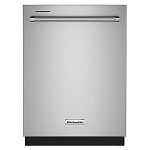 24" KitchenAid Eco Series 39 dBA Top Control Built-in Dishwasher (Stainless Steel) $286 + Free Store Pickup