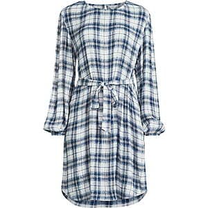 Time and Tru Women's Belted Long Sleeve Mini Dress (various colors) $3.90