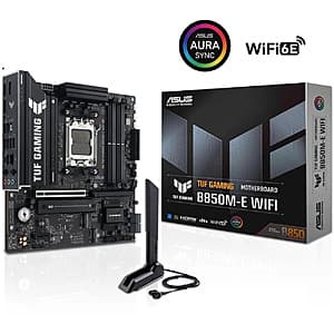 ASUS TUF GAMING B850M-E AMD B850 mATX MB + 16GB (2x 8GB) Team Group DDR5 RAM $170 + Free Shipping