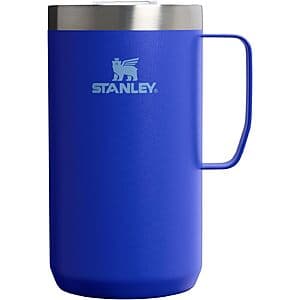 24-Oz Stanley Everyday Camp Insulated Mug w/ Drink-Thru Lid (Cobalt) $18