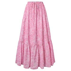Scarlet Darkness Women's Floral Maxi Skirt w/ Pockets (Various) $13