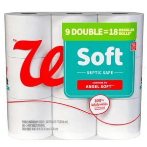 Walgreens Household Essential: 6-Count Paper Towels or 9-Rolls 2-Ply Bath Tissue $2.80 + Free Pickup on $10+