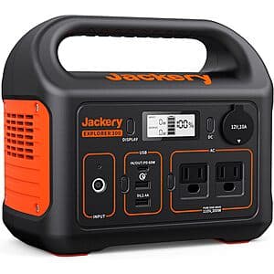Jackery Explorer 300 293Wh Solar Generator Portable Power Station $159 + Free Shipping