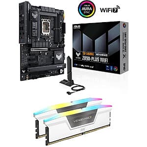 ASUS TUF GAMING Z890-PLUS WIFI Motherboard + 32GB Corsair RAM + Star Wars: Outlaw GE $200 + Free Shipping