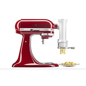 KitchenAid Gourmet Pasta Press Attachment w/ 6 Interchangeable Pasta Plates (KSMPEXTA, White) $79 + Free Shipping