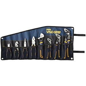 8-Pc IRWIN Vise-Grip GrooveLock Pliers + 10% Back w/ Prime Visa Card $81 + Free S&H