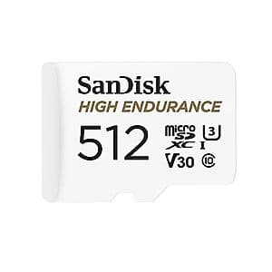 512GB SanDisk High Endurance UHS-I microSDXC Memory Card w/ Adapter $37.90 + Free Shipping