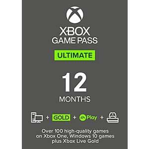 12-Months Microsoft Xbox Game Pass Ultimate $209.90 (Digital Delivery)
