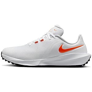 Nike Men's & Women's Infinity G NN Golf Shoes (White/Black/Safety Orange) $55 + Free S&H