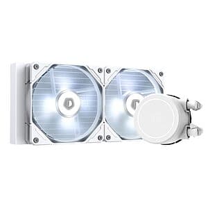 ID-COOLING FROSTFLOW X 240mm CPU Water Cooler (White) $27.50