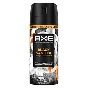 Prime: 2-ct 2.9-oz AXE Fine Fragrance Collection Body Spray + $8 Amazon Credit $8 + Free S&H
