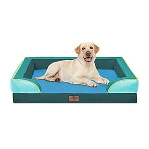 42" Comfort Expression Orthopedic Bolster Dog Bed (Extra Large) $22.95 + Free S&H