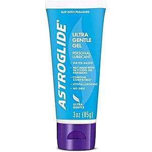 3-Oz Astroglide Ultra Gentle Gel Personal Lubricant (Glycerin & Paraben Free) $2.45 w/ Subscribe & Save