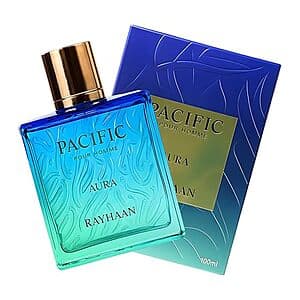 100ml Rayhaan Pacific Aura Eau de Parfum Spray for Men $30.50