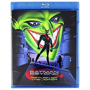 Batman Beyond: Return of the Joker Uncut Blu-ray disc case with artwork featuring the animated hero and Joker character.