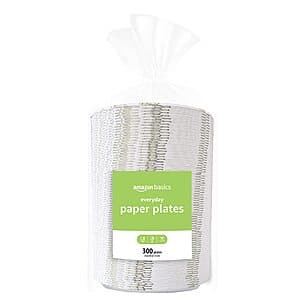 300-Count 8.62" Amazon Basics Everyday Paper Plates $11.90 w/ Subscribe & Save