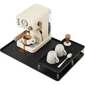 24" x 16" ZJWZLG Raised Edge Silicone Coffee Mat $9