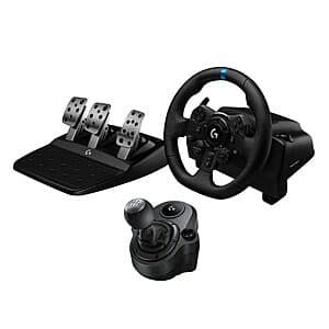 Prime Members: Logitech G923 Racing Wheel w/ Pedals & Shifter (PS4, PS5, PC) $286.15 + Free Shipping
