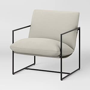 Room Essentials Metal Framed Sling Chair (up to 225lbs, Off White) $37 + Free Shipping