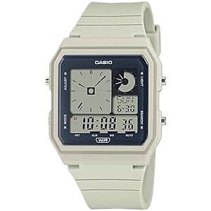 Casio Pop LED Backlit Digital Analog Watch w/ Renewable Bio-Based Band $22.45