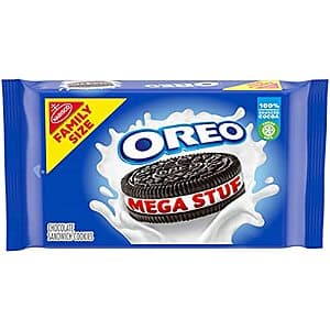 2x 1.1 lb Pack Oreo Mega Stuf Family Size $6.50 + FS w/ Prime or $35+