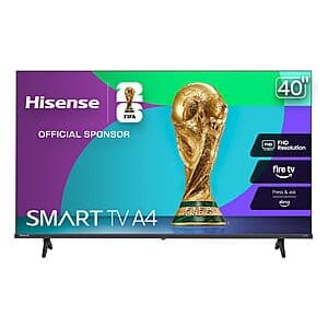 40" Hisense Class A4 Series FHD 1080p Smart Fire TV (40A4NF, 2025 Model) $120 + Free S&H