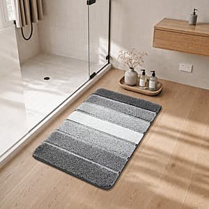COSY HOMEER 24" x 17" Ultra Soft Absorbent Bath Rug Mat From $5.60