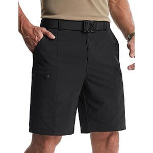 Libin Men's 9" Quick Dry Lightweight Hiking Shorts w/ 5 Pockets (Various Colors) $14.50