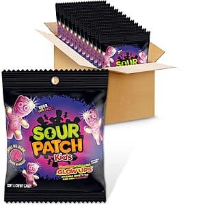 Select Accts: 12-Pack 3.08oz Sour Patch Kids Glow Ups Strawberry-Watermelon Candy $5.30 w/ Subscribe & Save