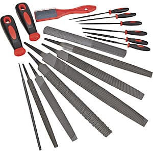 17-Piece Ironton T12 High-Carbon Steel File Hand Tool Set $10 + Free S/H