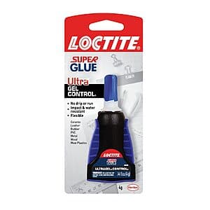 0.14-Oz Loctite Super Glue Ultra Gel Control (Clear) $3.60 w/ Subscribe & Save